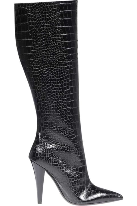 Tom Ford Boots for Women Tom Ford Croco-print Leather Boots