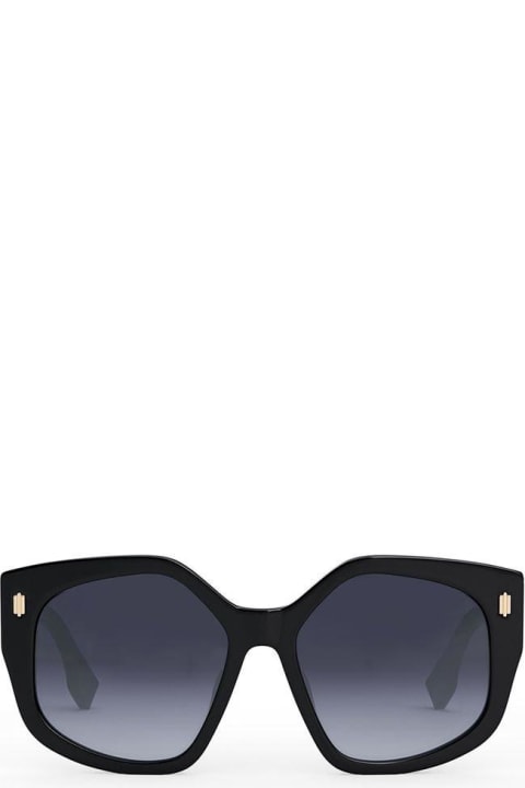Eyewear for Men Fendi Eyewear Geometric Frame Sunglasses