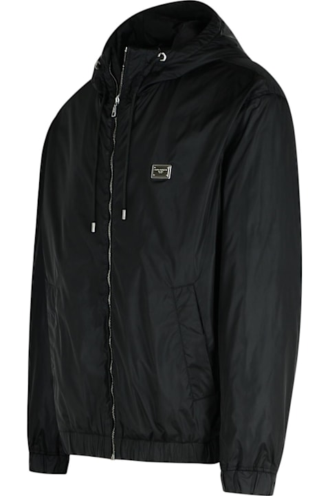 メンズ Dolce & Gabbanaのウェア Dolce & Gabbana Black Nylon Jacket
