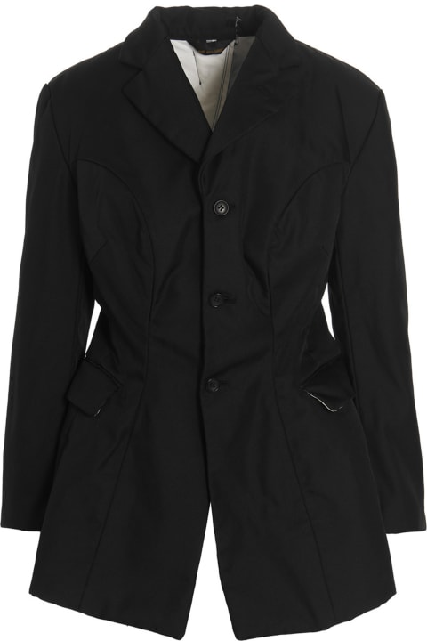 Fashion for Women Comme des Garçons Maxi Split Blazer Jacket