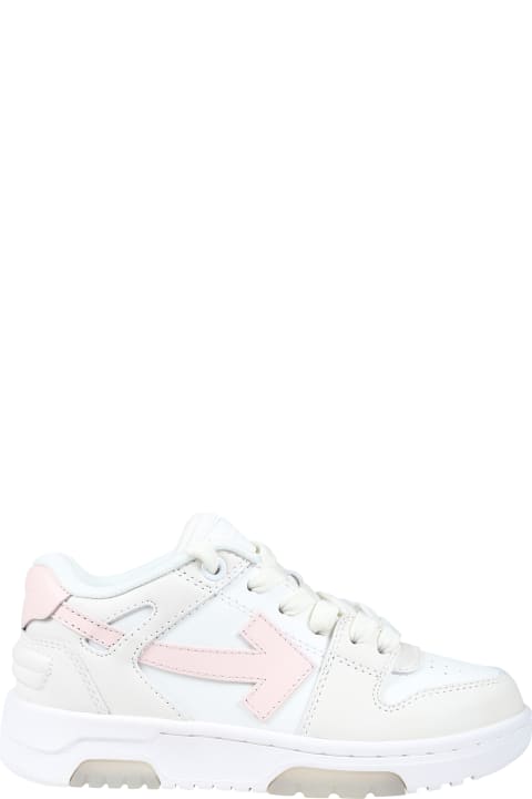Shoes for Girls Off-White White Sneakers For Girl With Arrows
