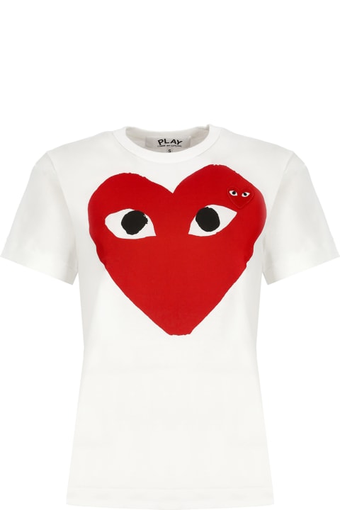Fashion for Women Comme des Garçons Play T-shirt With Logo