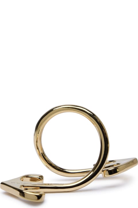 Off-White Rings for Women Off-White 'mono Arrow' Gold Brass Ring