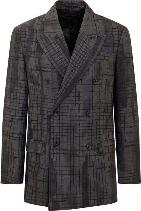 Homeware Versace Graffiti-printed Long Sleeved Blazer