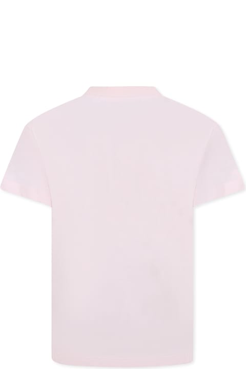 Homeware Molo Pink T-shirt For Girl With Panda