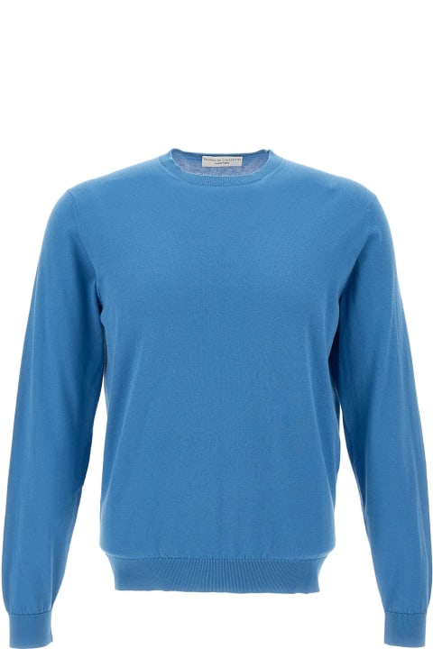 Sweaters for Men Filippo De Laurentiis Superlight Cotton Sweater