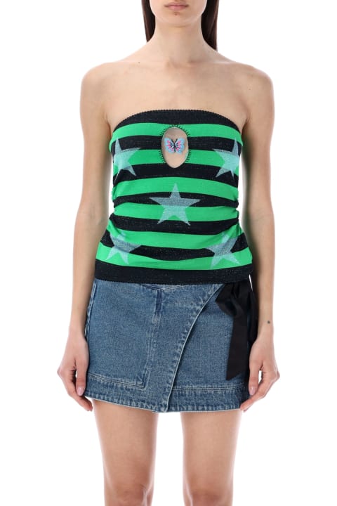 Tube Vanisse Top With Embroidery And Oblo