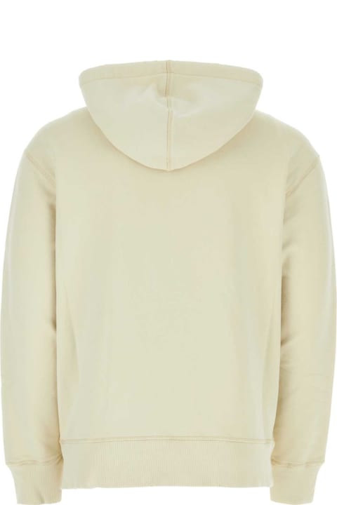 Ami Alexandre Mattiussi Fleeces & Tracksuits for Women Ami Alexandre Mattiussi Ivory Cotton Sweatshirt