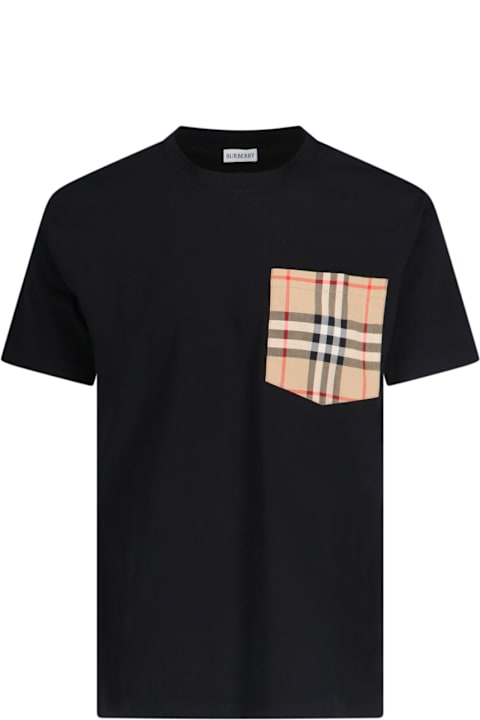 أدوات منزلية Burberry 'check' T-shirt