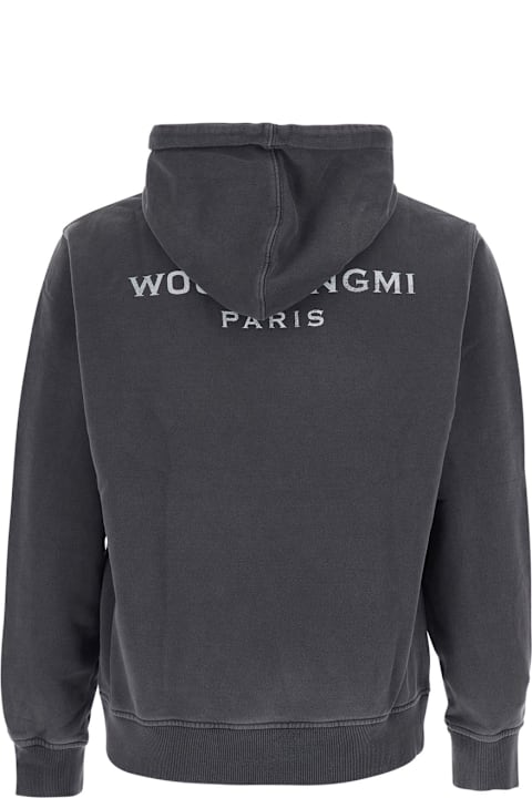 WOOYOUNGMI for Women WOOYOUNGMI Grey Sweatshirt With Logo Patch On The Front And Logo Lettering On The Back In Cotton Man