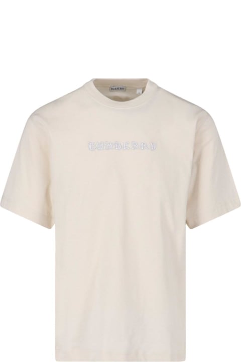 Burberry Topwear for Men Burberry Logo T-shirt