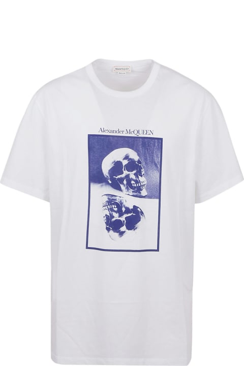 Alexander McQueen Topwear for Men Alexander McQueen Logo Print T-shirt