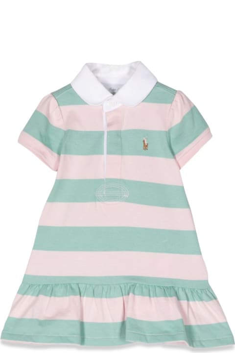 Ralph Lauren Bodysuits & Sets for Baby Girls Ralph Lauren Stripe-dresses-knit