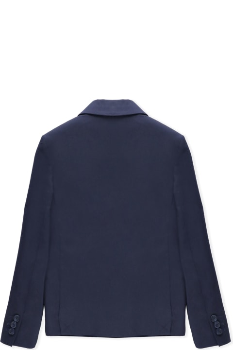 Coats & Jackets for Boys Fay Double-breasted Cotton Jacket