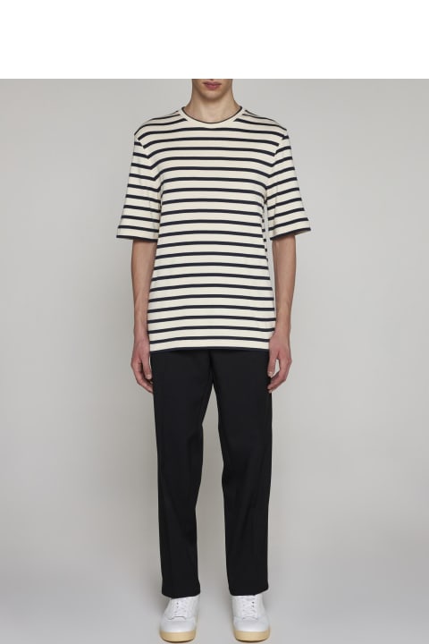 Jil Sander for Men Jil Sander Striped Cotton T-shirt