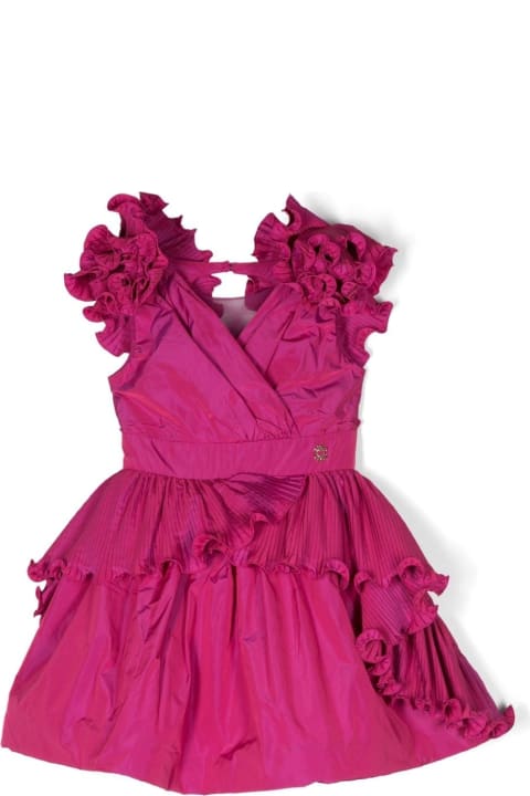 Dresses for Girls Elie Saab Abito Svasato Con Ruches