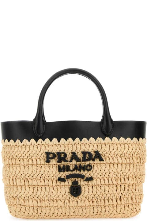 Prada Women Prada Raffia Handbag