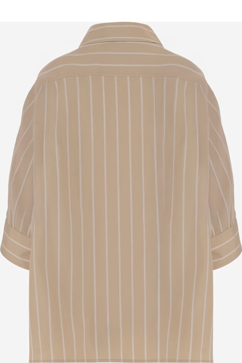 Homeware Jil Sander Cotton Shirt With Striped Pattern