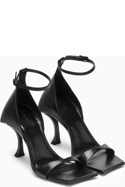 Shoes for Women Balenciaga Hourglass Leather Sandal