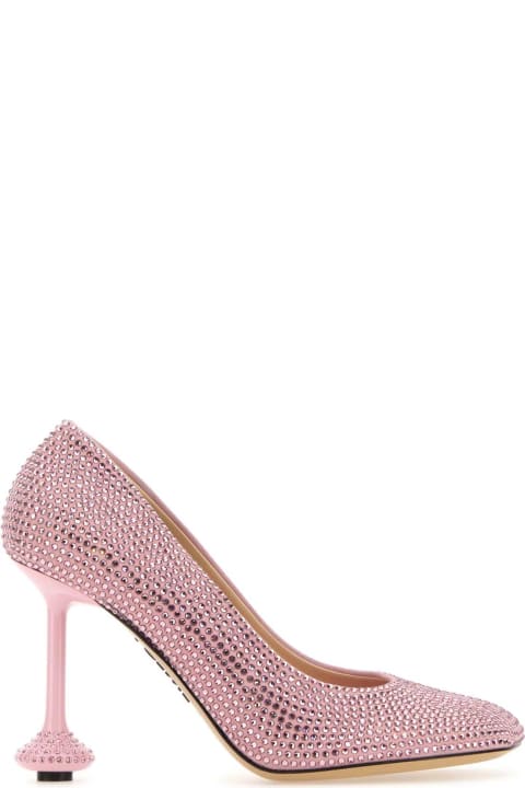 Loewe High-Heeled Shoes for Women Loewe Embellished Leather Toy Pumps