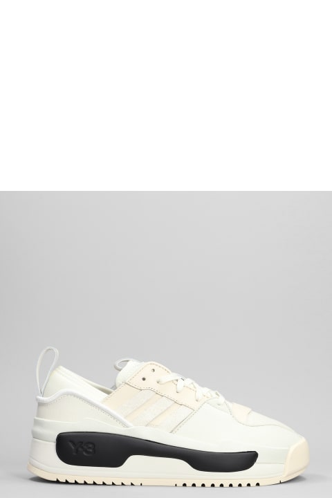 Y-3 Sneakers for Men Y-3 Rivalry Sneakers In White Leather