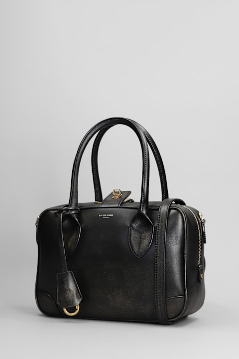 Bags for Women Golden Goose Vita Shoulder Bag In Black Leather