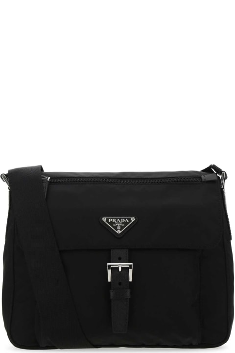 Prada Shoulder Bags for Women Prada Black Re-nylon Crossbody Bag