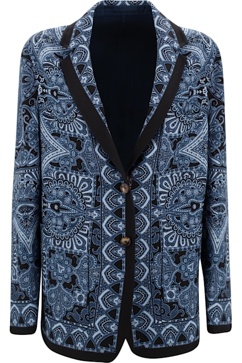 Etro Coats & Jackets for Women Etro Reversible Single-breasted Jacket