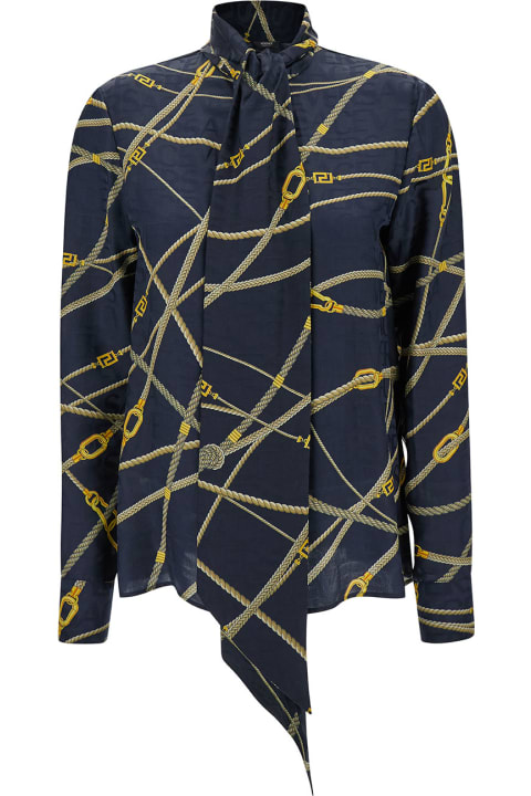 Versace Topwear for Women Versace 'versace Ropes' Blouse