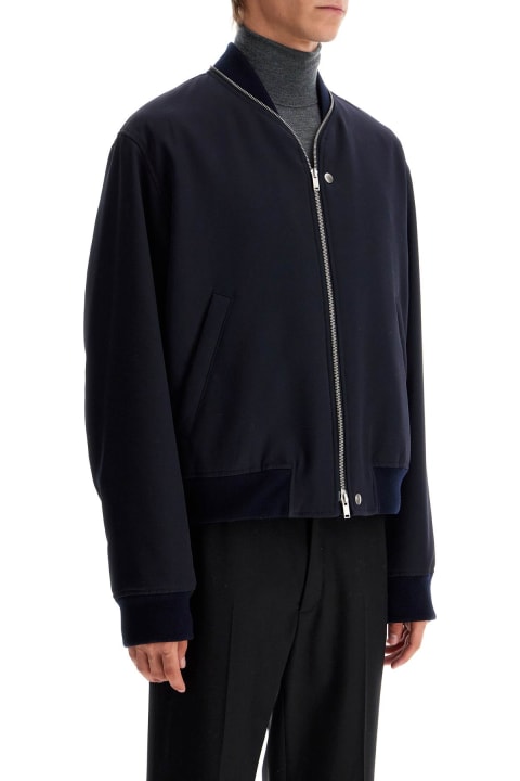 Jil Sander معاطف وجواكت لـ القسم الرجالي Jil Sander Woolen Bomber Jacket