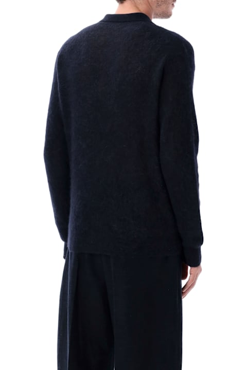 Homeware Auralee Auralee Baby Suri Alpaca Sheer Knit Skipper Polo