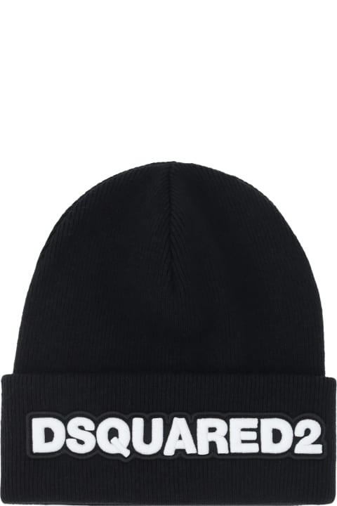 Hats for Women Dsquared2 Beanie With Logo