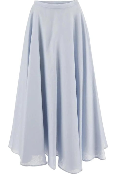 Lardini Skirts for Women Lardini Gonna A Ruota In Lino