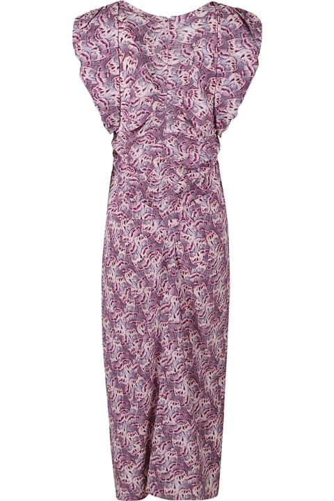 Isabel Marant Clothing for Women Isabel Marant Gilya V-neck Midi Dress