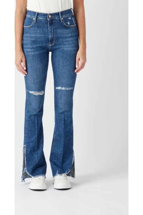 Gilda Bootcut Destroyed Jeans