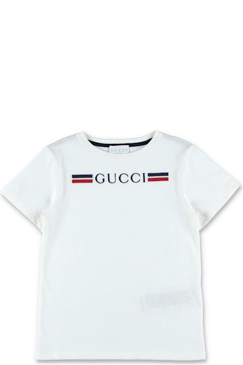 Gucci T-Shirts & Polo Shirts for Boys Gucci Kid - Embroidered Cotton T-shirt