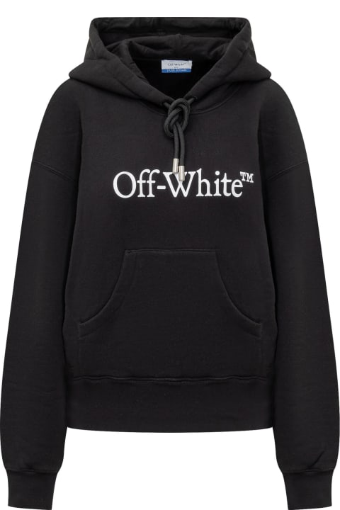 ウィメンズ Off-Whiteのフリース＆ラウンジウェア Off-White Big Logo Over Hoodie