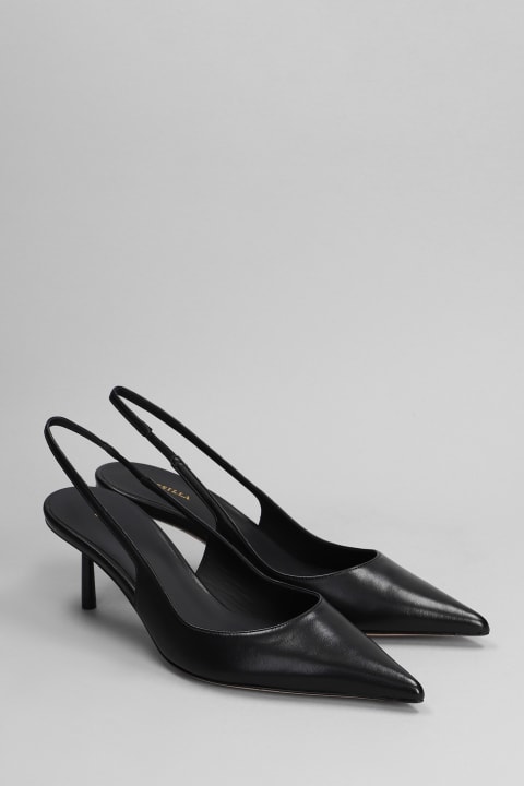 High-Heeled Shoes for Women Le Silla Bella Pumps In Black Leather