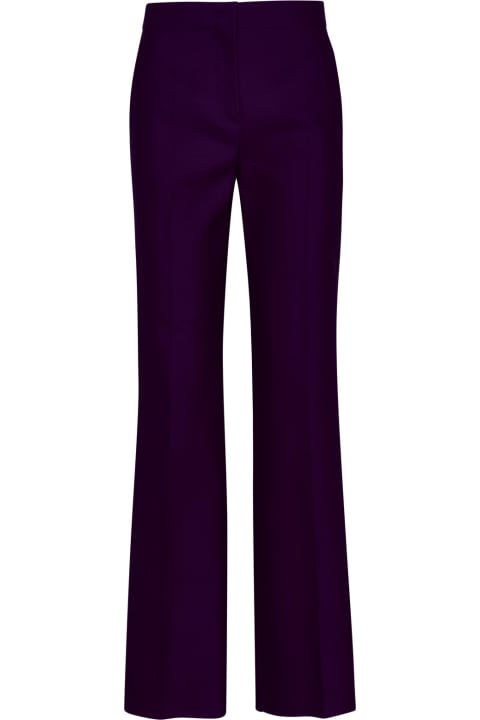 Homeware Max Mara Purple Wool Blend Zelia Pants