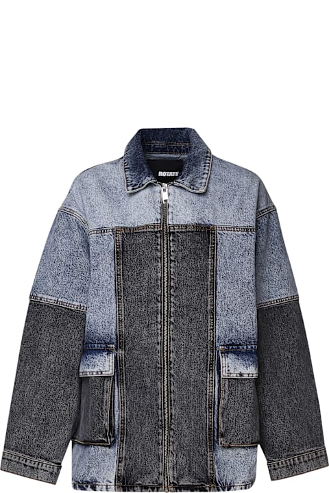 Rotate by Birger Christensen Coats & Jackets for Women Rotate by Birger Christensen Patchwork Oversized Jacket