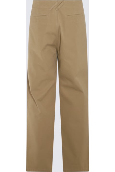 Clothing for Men Burberry Beige Cotton Pants