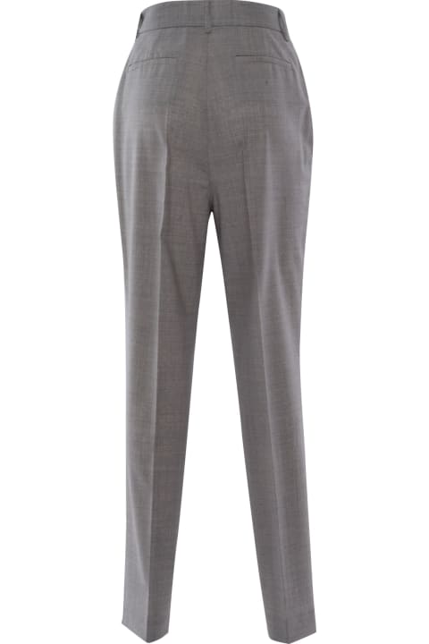 Parosh Pants & Shorts for Women Parosh Grey Elegant Trousers