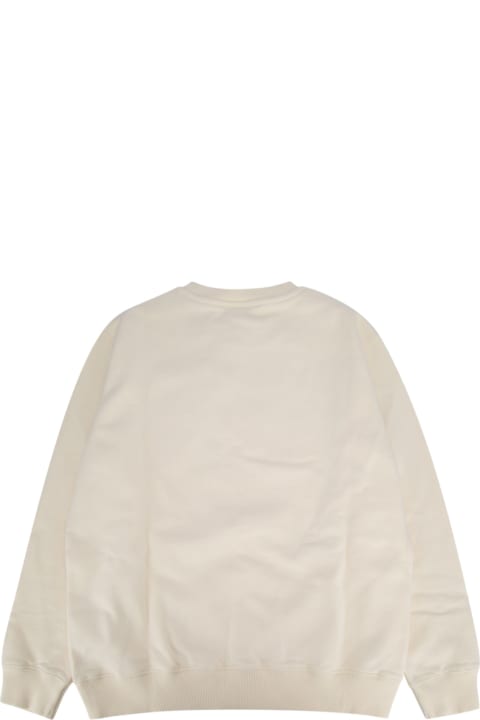 Off-White سترات وبلوزات ثقيلة لـ أولاد Off-White Big Bookish Crewneck Off White Glitter