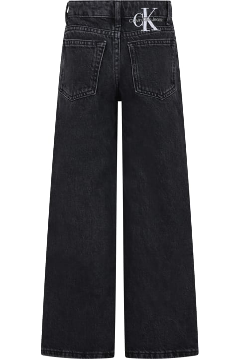 Calvin Klein Bottoms for Girls Calvin Klein Black Denim Jeans For Girl