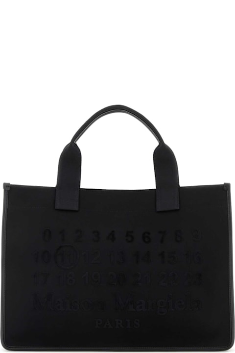 Maison Margiela Black Canvas Shopping Bag