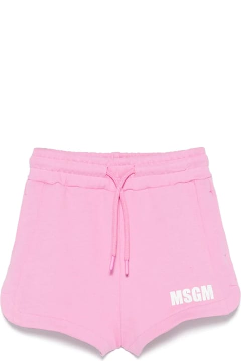MSGM Kids MSGM Shorts Con Logo