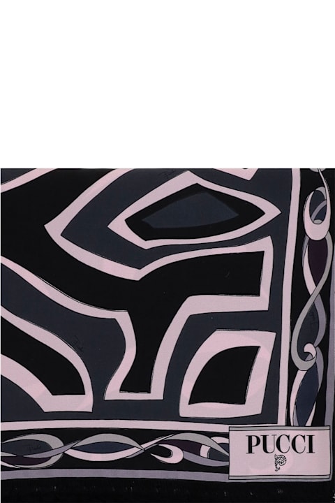 Homeware Pucci Silk Scarf With Maze Print