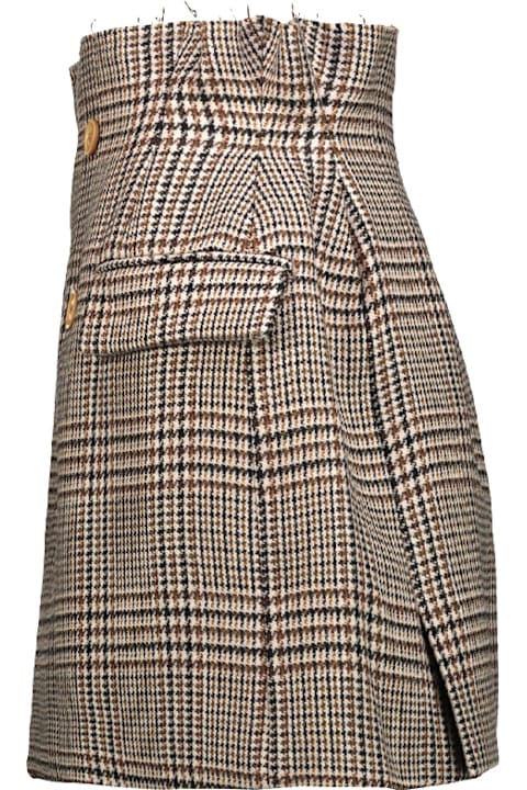 Homeware VETEMENTS Deconstructured Tailored Mini Skirt