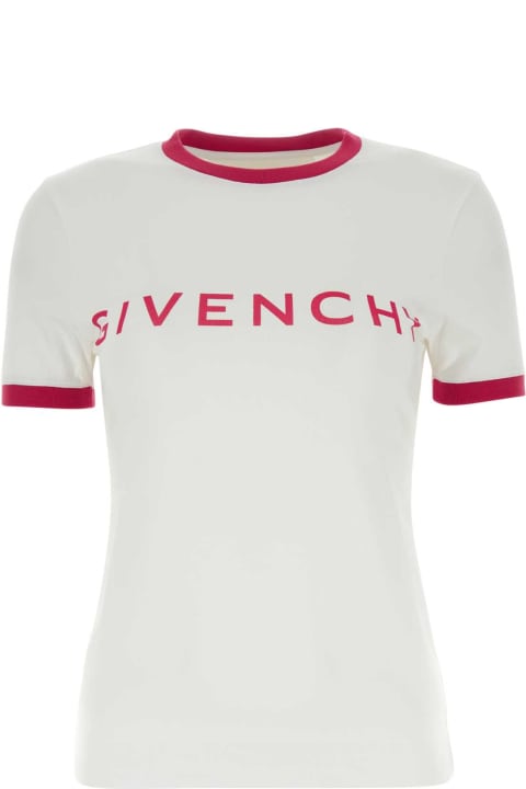 Fashion for Women Givenchy White Stretch Cotton T-shirt