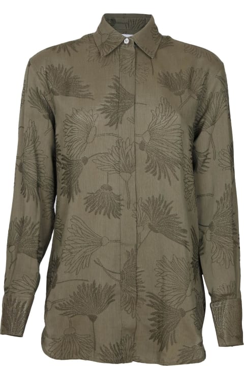 Topwear for Women Golden Goose Viscose Shirt With Jacquard Flowers